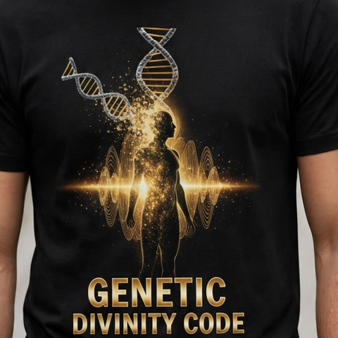 Genetic Divinity Code Spiritual Awakening Graphic T-Shirt – XGuidance – photo 3