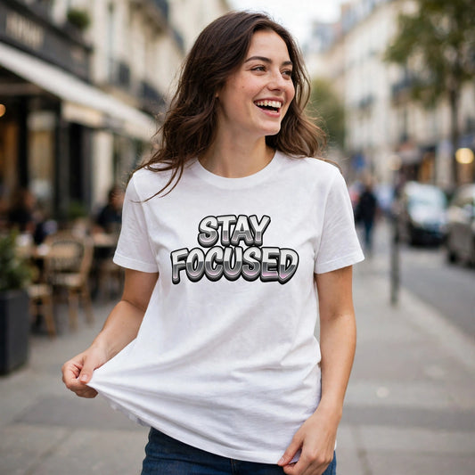 Stay Focused Hustle & Royalty Graphic T-Shirt – XGuidance – photo 2