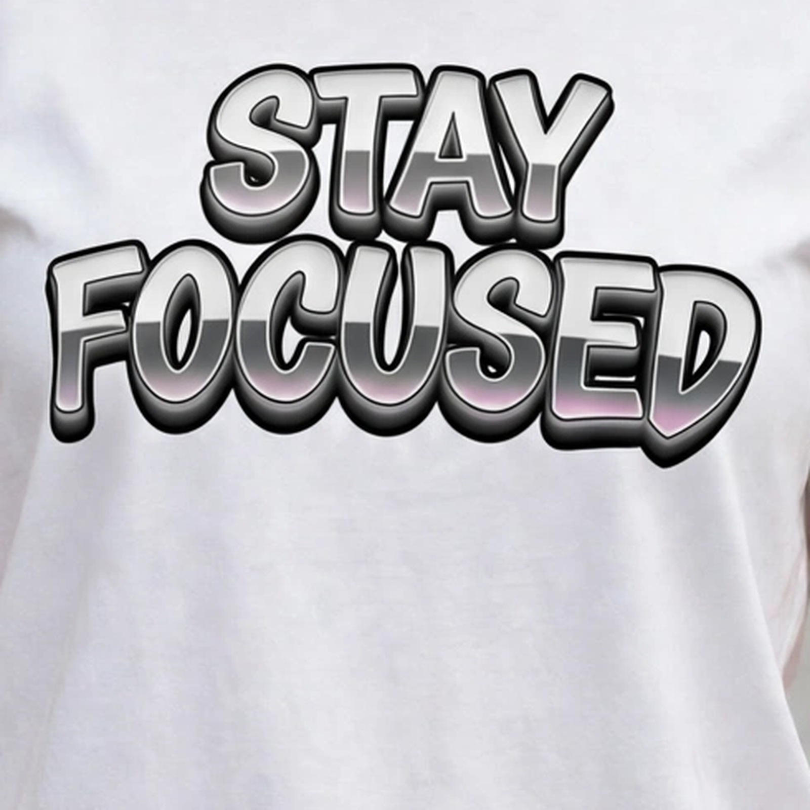 Stay Focused Hustle & Royalty Graphic T-Shirt – XGuidance – photo 3