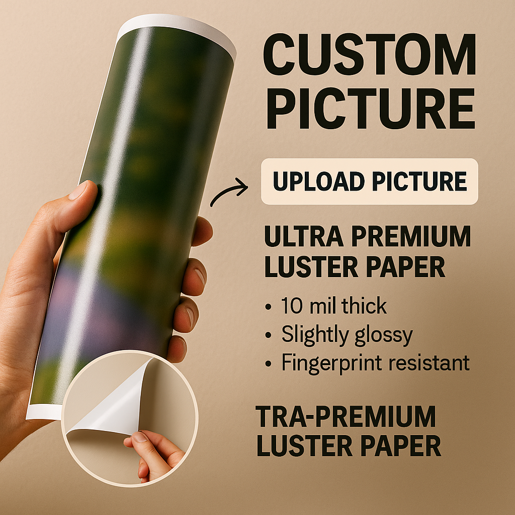 Custom Photo Poster - Premium Glossy Print 10 mil 