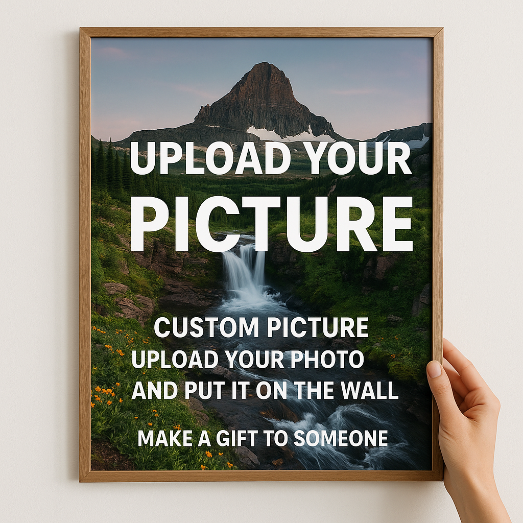Custom Photo Poster - Premium Glossy Print gift