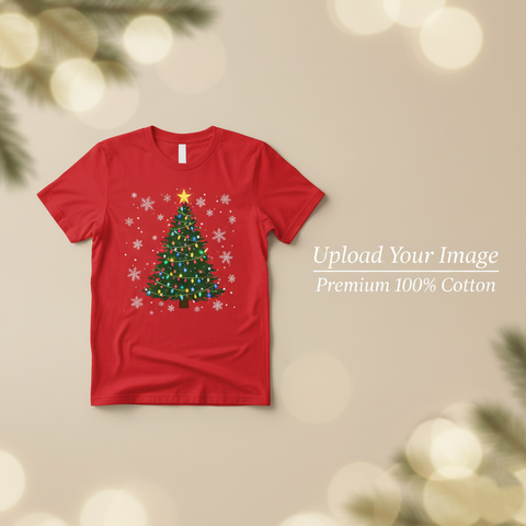 Custom Unisex T-shirt – Upload Your Picture 100% cotton