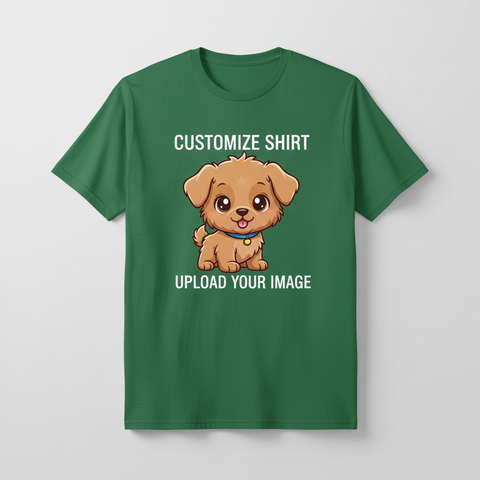 Custom Unisex T-shirt – Upload Your Picture 100% cotton