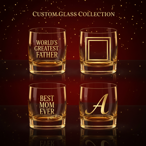 Custom Whiskey Rocks Glass – Add Your Text or Picture