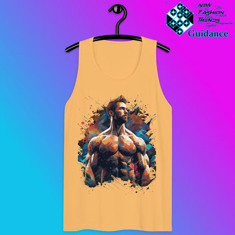 Abstract Sport Man - Tank Tops Tank Tops by XGuidance Squash 11