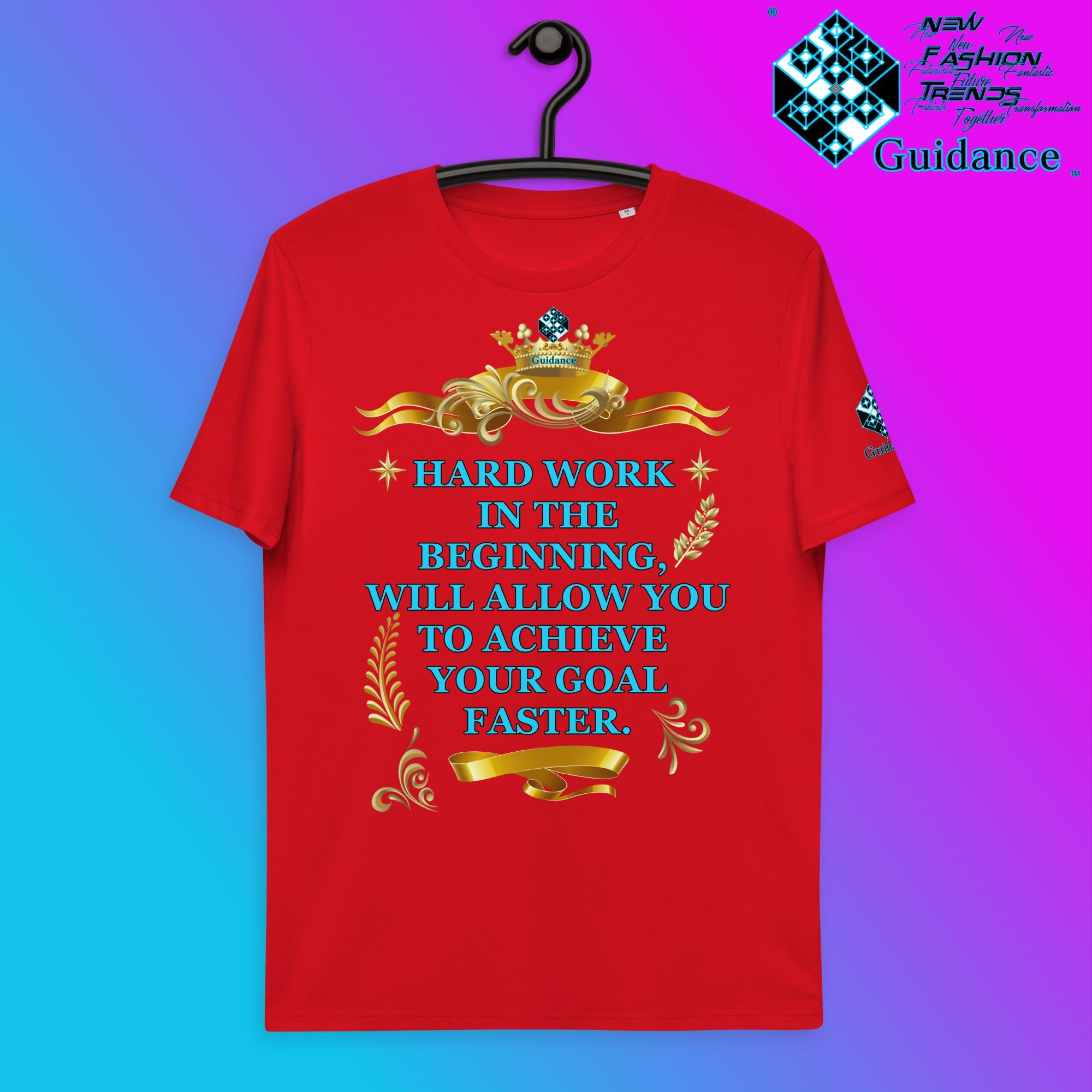 ACHIEVE GOAL T-Shirt T-Shirts by XGuidance Red 5