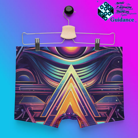 Infinite Radiance Boxer Briefs with Cosmic Trinity Design