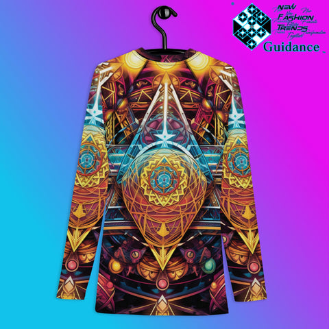 Men's Rash Guard Shirt - Abstract Harmony Design - XGuidance