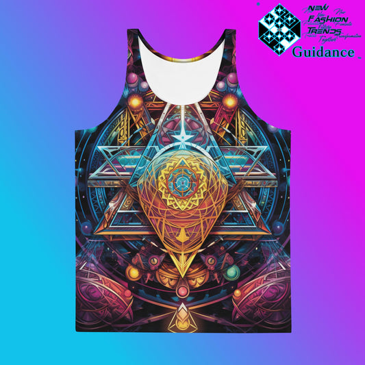 Abstract Harmony Tank Top - Artistic Fashion - XGuidance