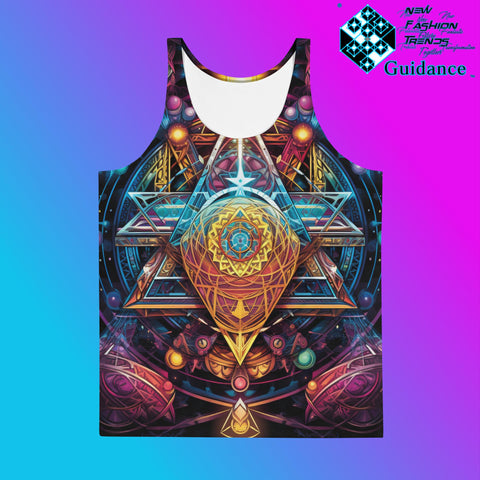 Abstract Harmony Tank Top - Artistic Fashion - XGuidance