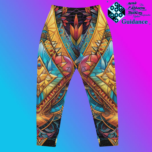 Angular Odyssey Joggers - Geometric Style - XGuidance