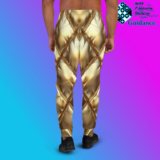 Celestial Geometric Joggers – Light Pattern Pants