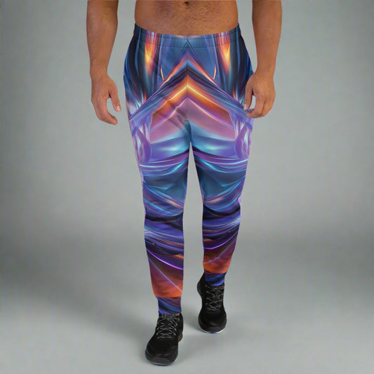 Purple Haze Cyberpunk Joggers – Futuristic Fusion Pants