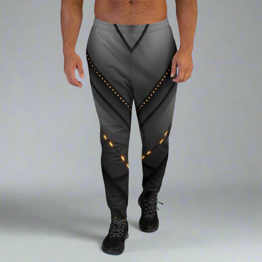 Light Pattern Joggers – Futuristic Style with Nano Glow