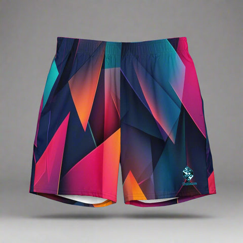 Aura Essence Swim Trunks – Vibrant Energy Field Flow