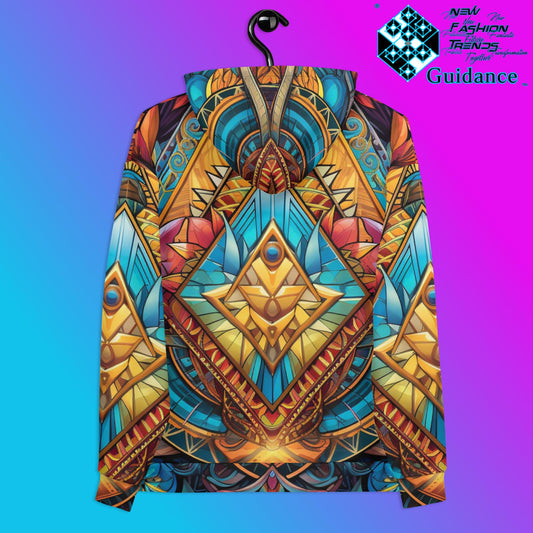 Angular Hoodie Design - Geometric Fashion Hoodie - XGuidance