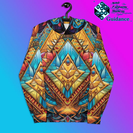 Angular Hoodie Design - Geometric Fashion Hoodie - XGuidance
