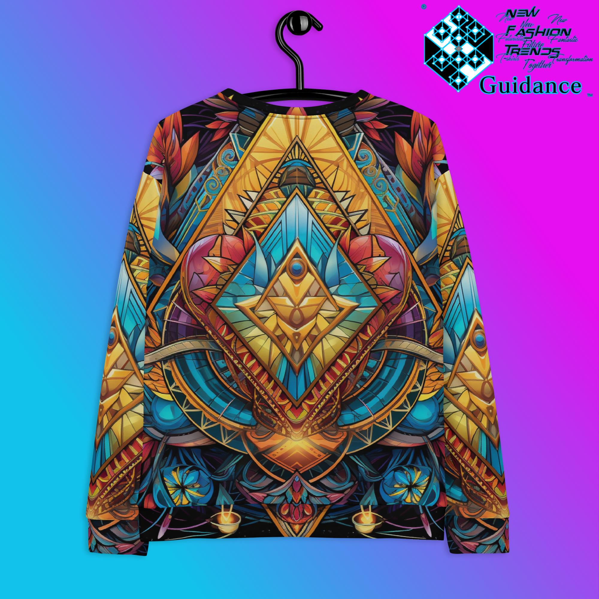 Angular Odyssey Sweatshirt – Bold Geometric Streetwear by XGuidance XS 2