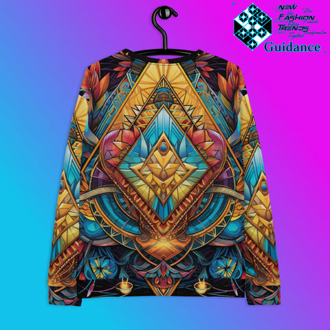Angular Odyssey Sweatshirt – Bold Geometric Streetwear by XGuidance XS 2