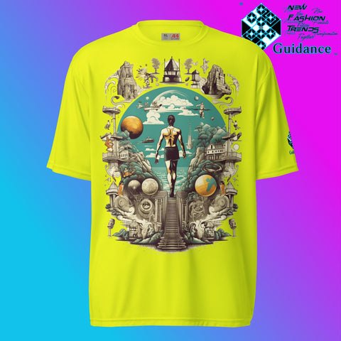 Another Perspective Cosmic T Shirt by XGuidance Safety Yellow 9