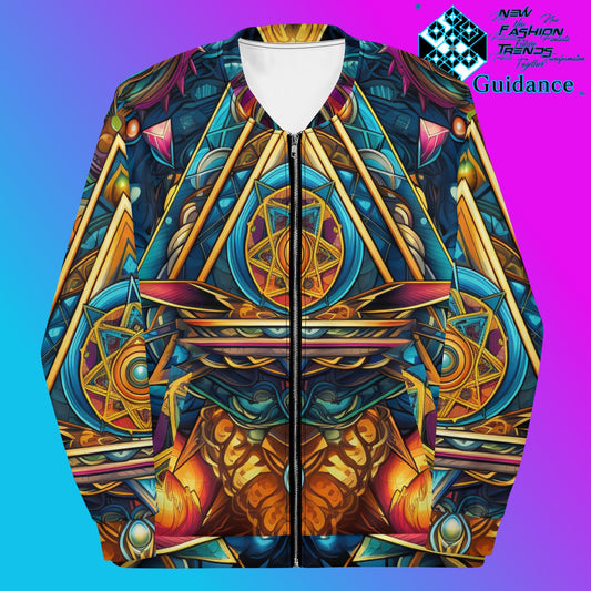 Artful Tapestry Bomber Jacket Vintage Festival by XGuidance XS 1