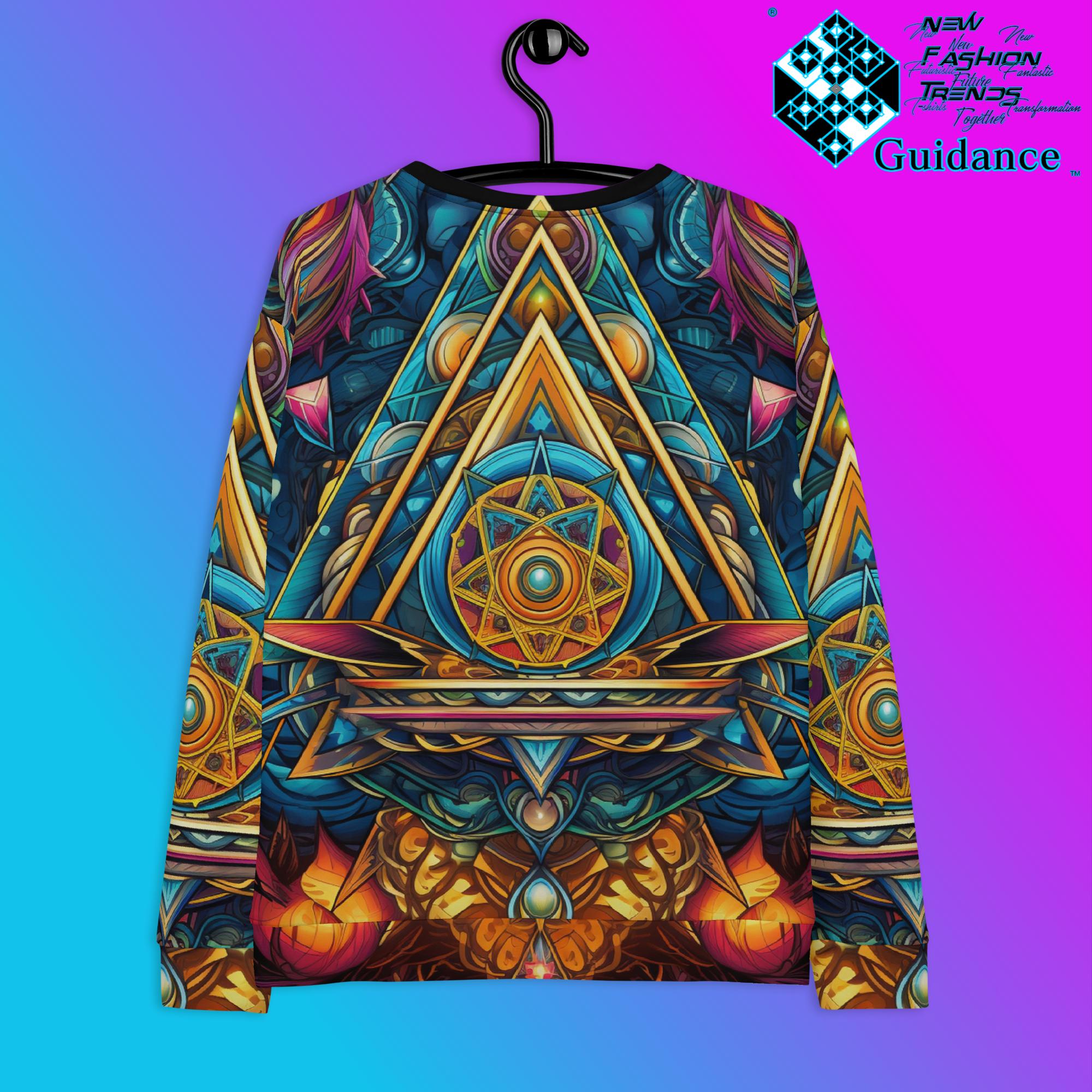 Artful Tapestry Sweatshirt – Geometric Festival Streetwear by XGuidance XS 2