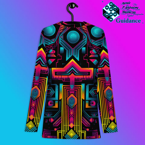 Astral Pathways Rash Guard Swim Shirt Rash Guard by XGuidance XS 2