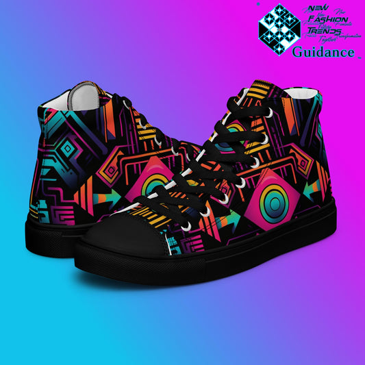 Astral Vision – Futuristic Neon Sneakers Sneakers by XGuidance Black 1