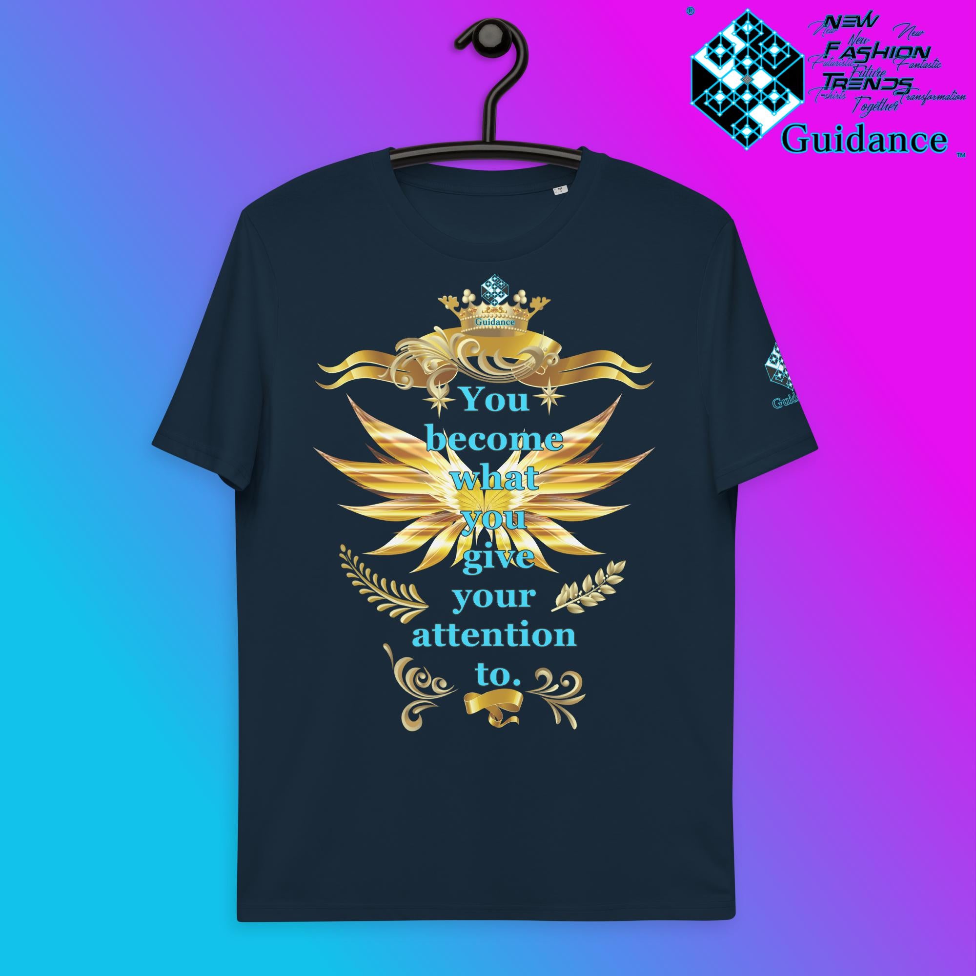 Attention To T-Shirt T-Shirts by XGuidance French Navy 3