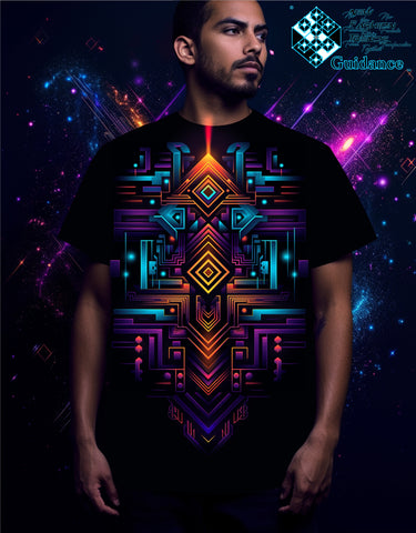 Aurora Circuit T-Shirt T-Shirts by XGuidance XS 1