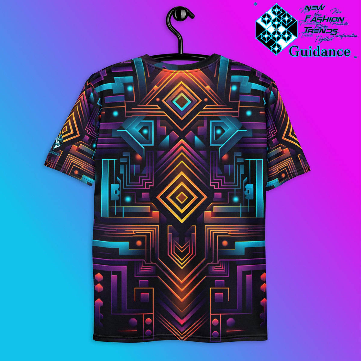 Aurora Circuit T-Shirt T-Shirts by XGuidance XS 3
