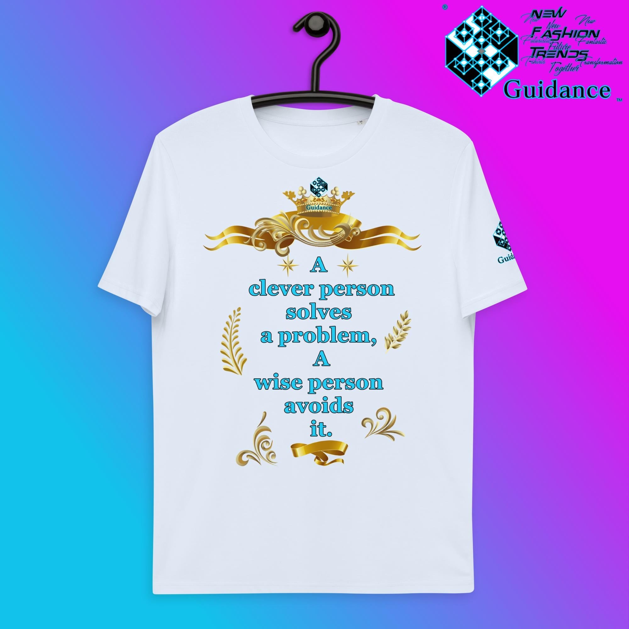 Avoid Problem T-Shirt T-Shirts by XGuidance Serene Blue 15