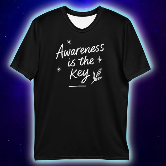 Awareness Is the Key T-Shirt, Mindful Streetwear T-Shirts by XGuidance XS 2