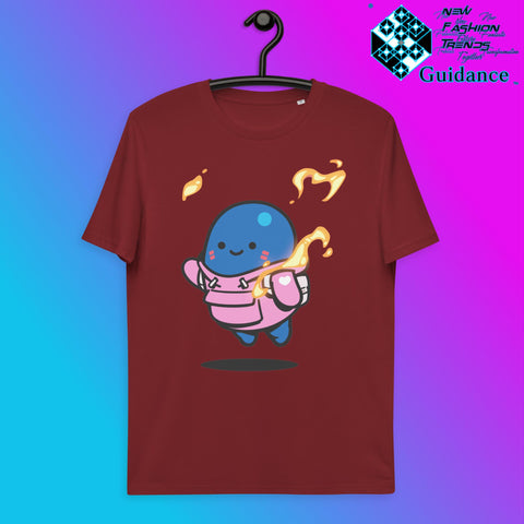 Azuky Fire Element T-Shirt T-Shirts by XGuidance Burgundy 10