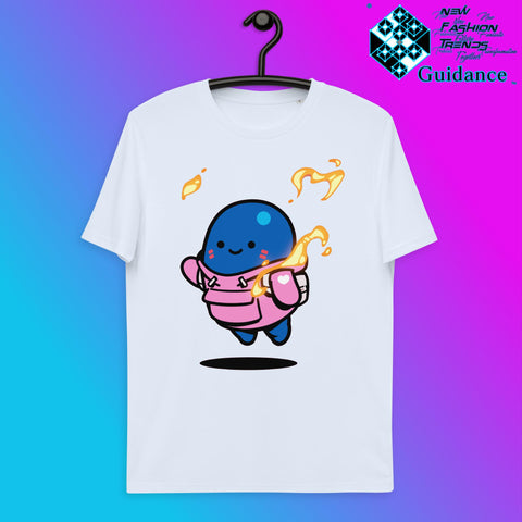 Azuky Fire Element T-Shirt T-Shirts by XGuidance Serene Blue 15