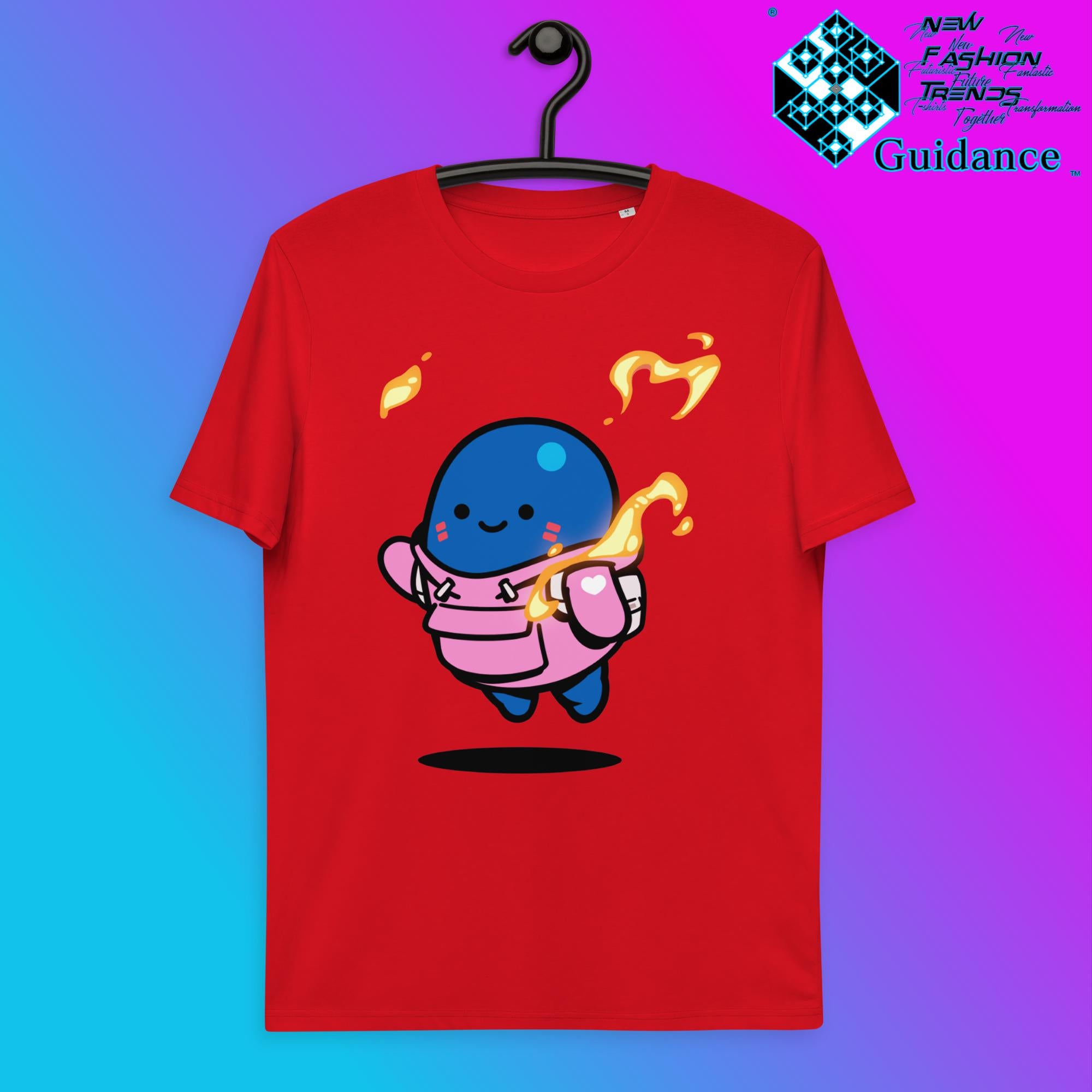 Azuky Fire Element T-Shirt T-Shirts by XGuidance Red 5