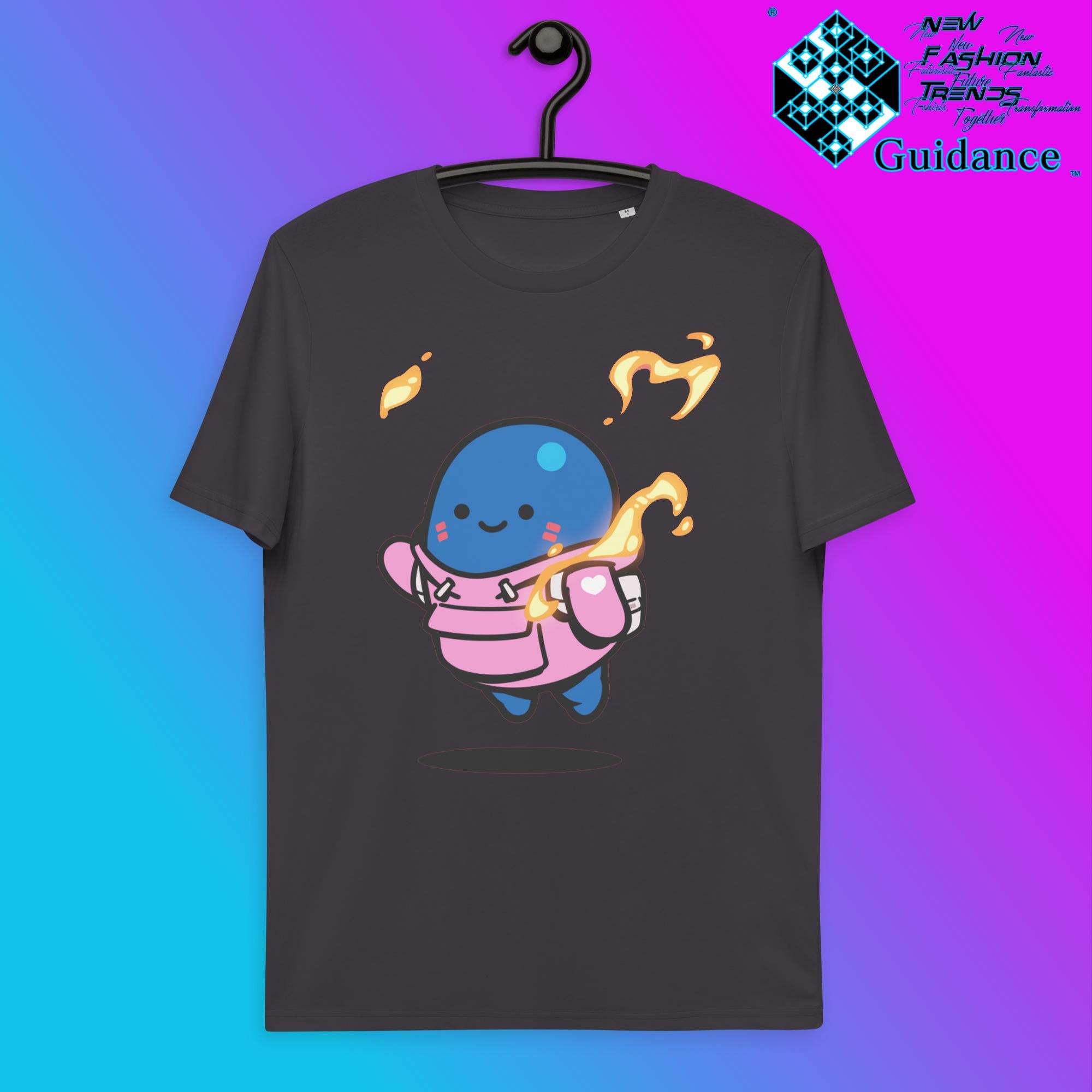 Azuky Fire Element T-Shirt T-Shirts by XGuidance Anthracite 6