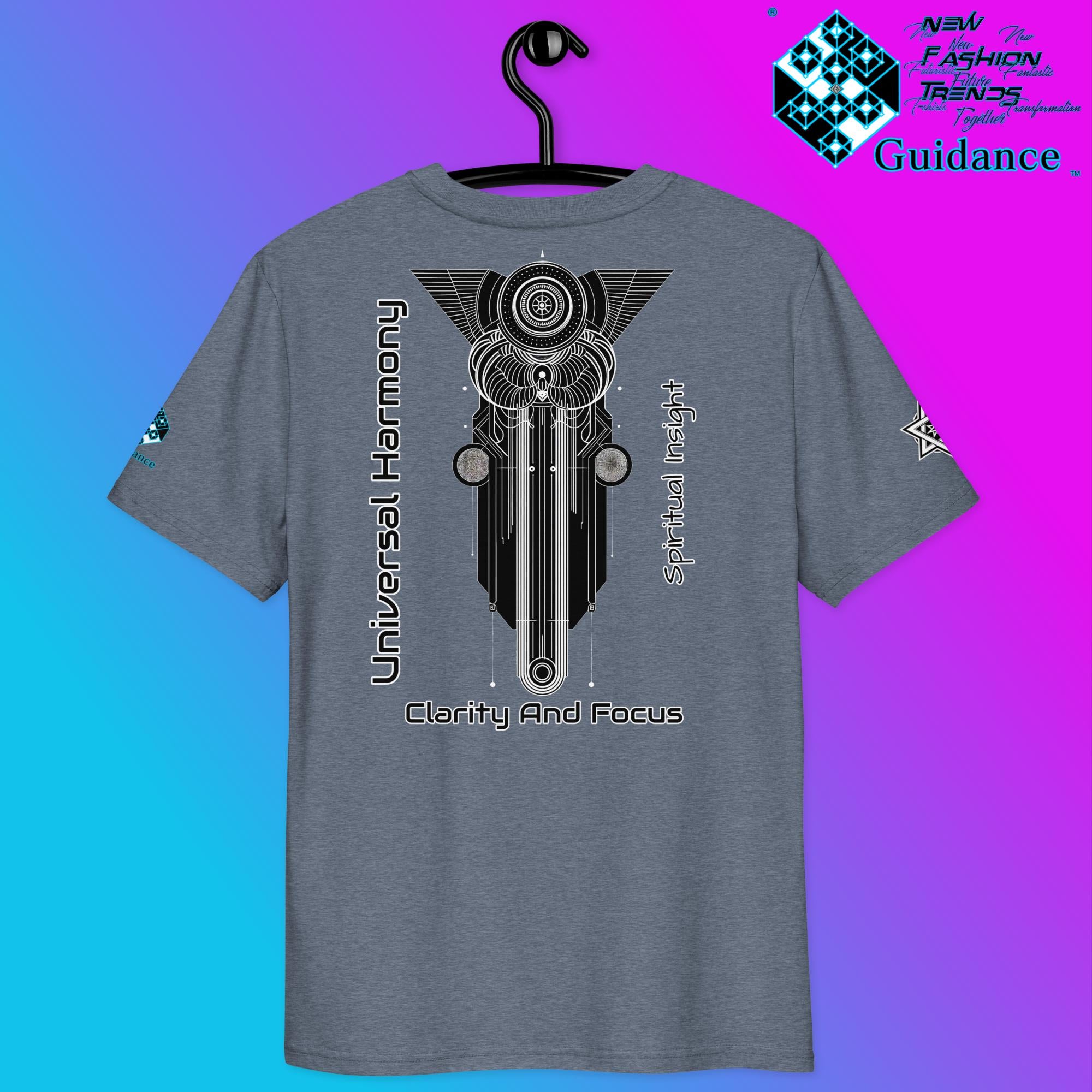 Balance and Unity T-Shirt with Sacred Geometry by XGuidance Black 10