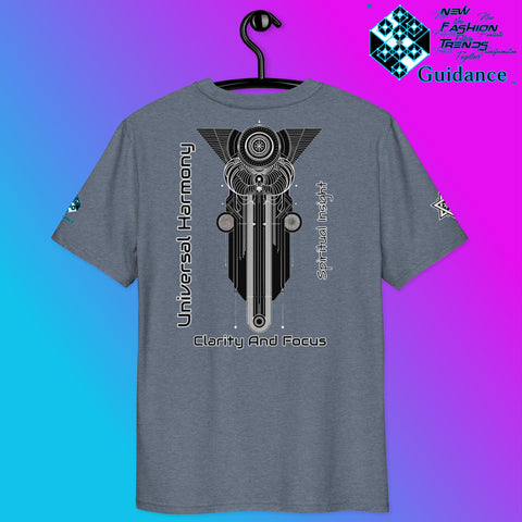 Balance and Unity T-Shirt with Sacred Geometry by XGuidance Black 10