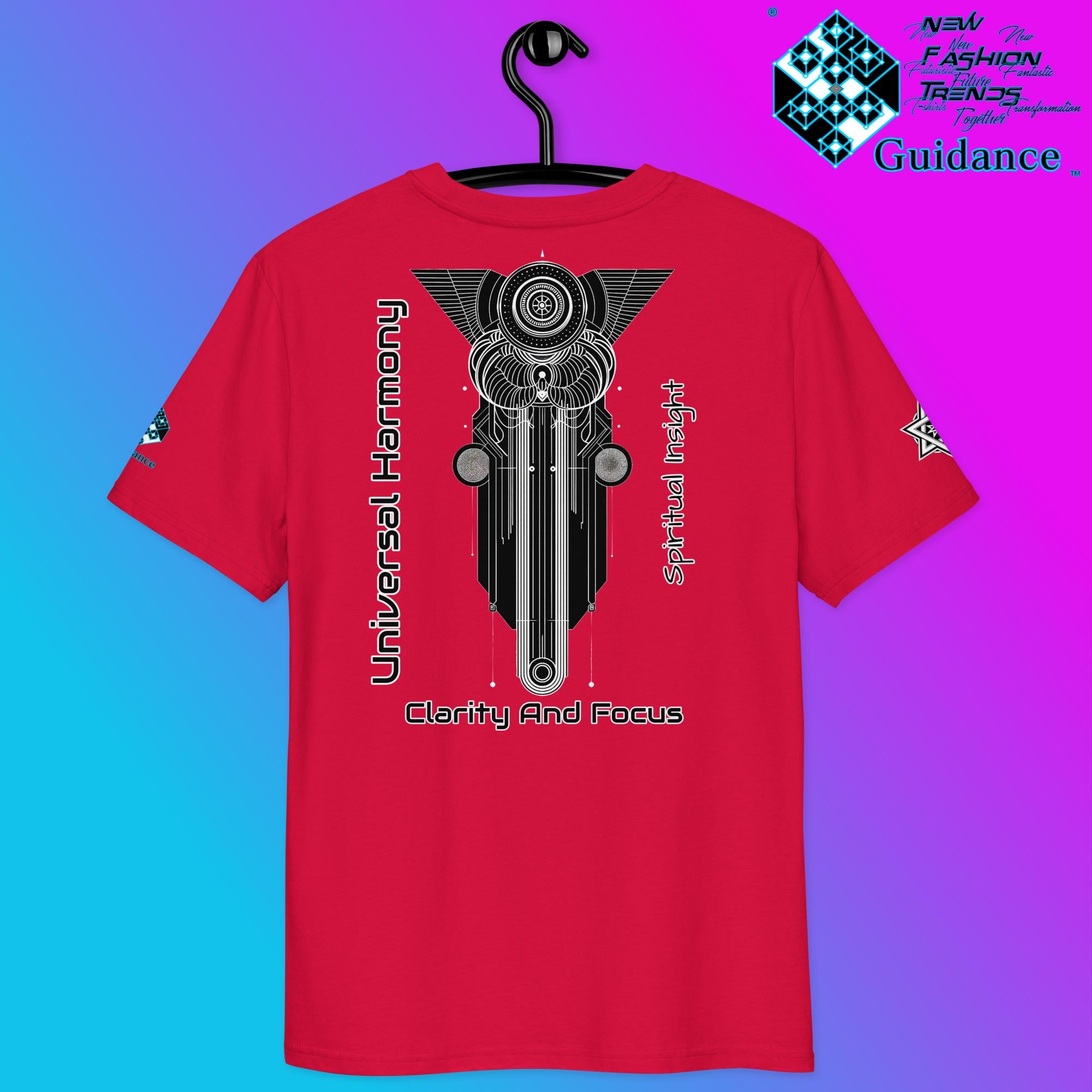 Balance and Unity T-Shirt with Sacred Geometry by XGuidance Black 18