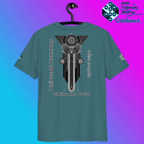 Balance and Unity T-Shirt with Sacred Geometry by XGuidance Black 19