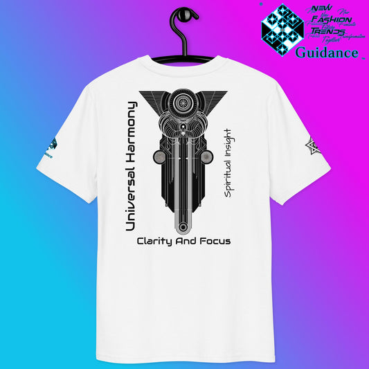 Balance and Unity T-Shirt with Sacred Geometry by XGuidance Black 2
