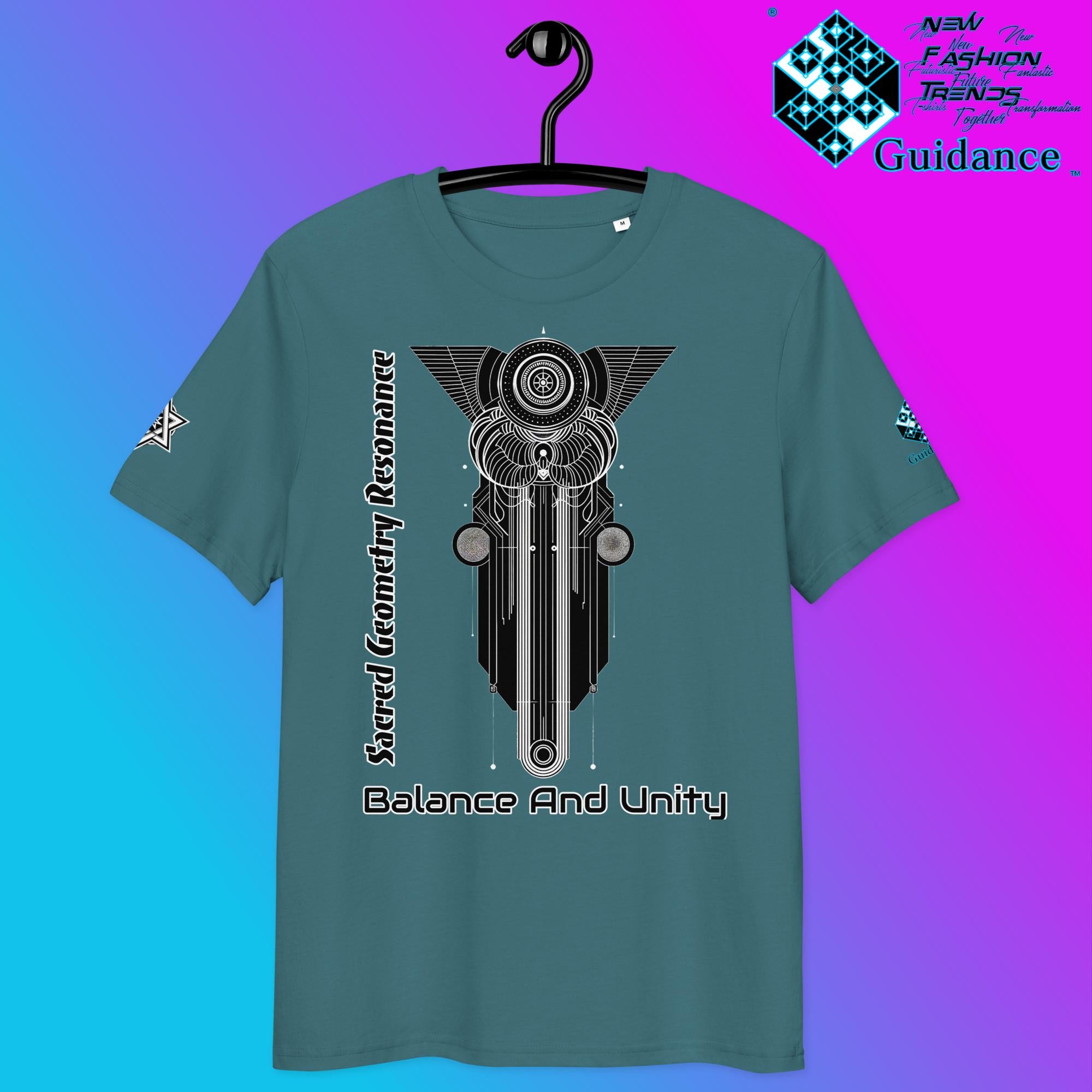 Balance and Unity T-Shirt with Sacred Geometry by XGuidance Stargazer 34