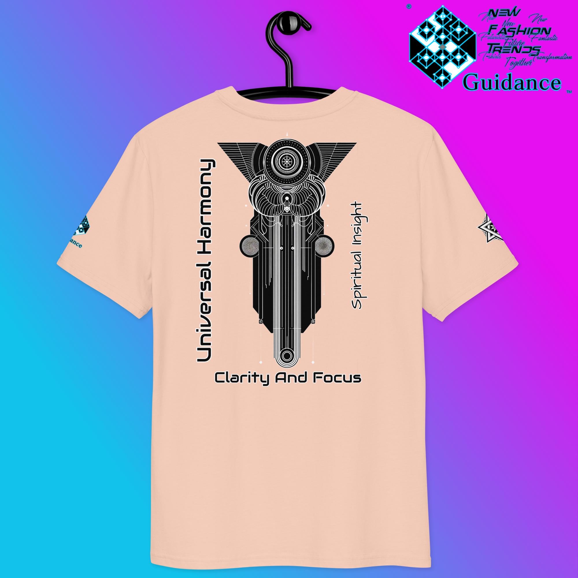 Balance and Unity T-Shirt with Sacred Geometry by XGuidance Black 42