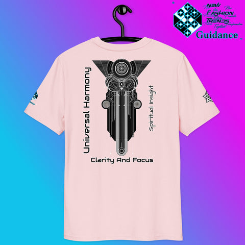 Balance and Unity T-Shirt with Sacred Geometry by XGuidance Black 53