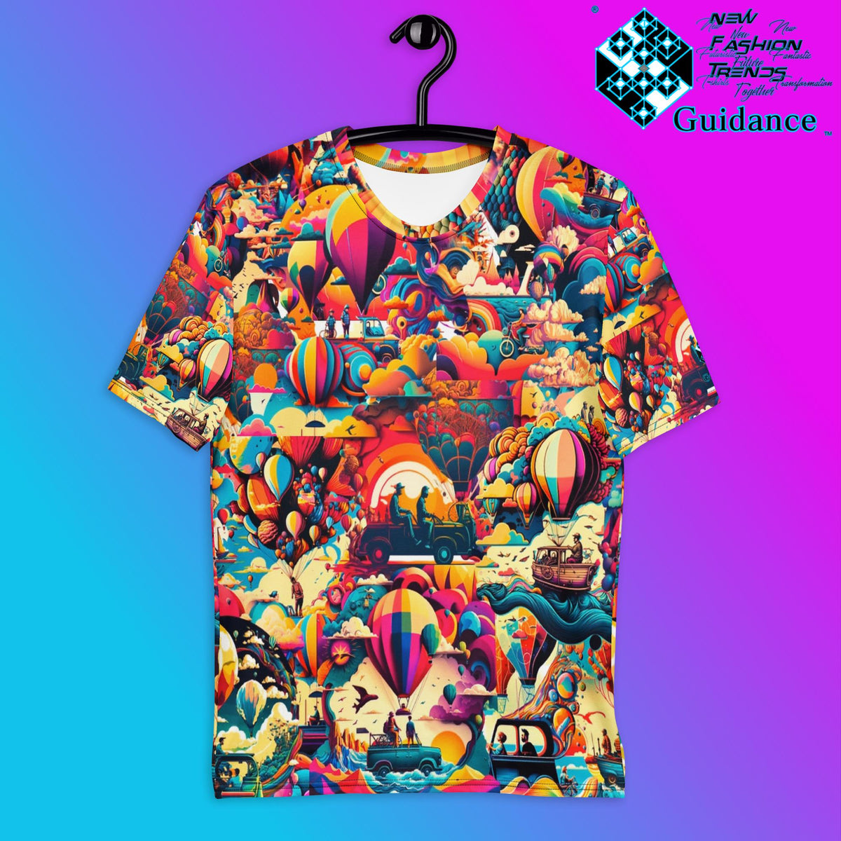 Balloon Voyage Retro Tee by XGuidance XS 1