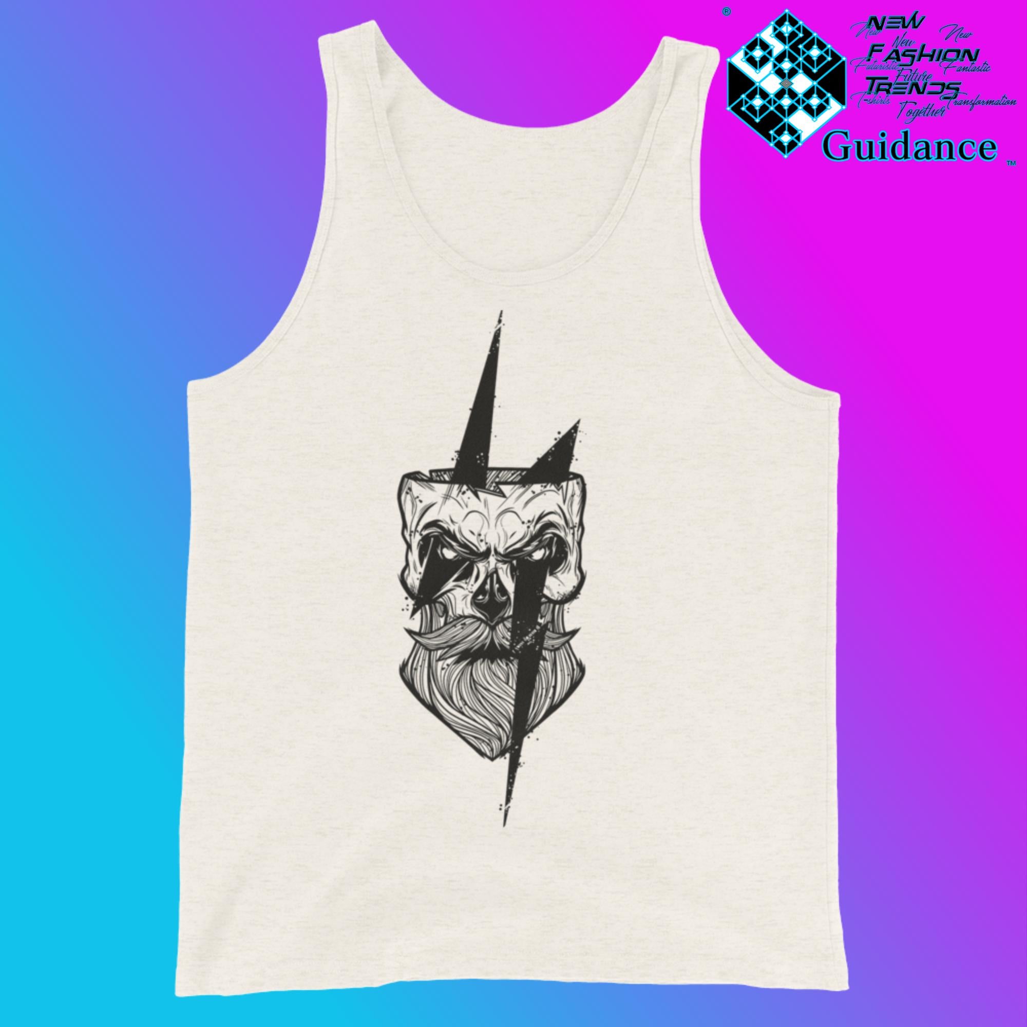 Barbarian - Tank Tops Tank Tops by XGuidance Oatmeal Triblend 5