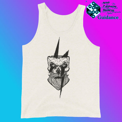 Barbarian - Tank Tops Tank Tops by XGuidance Oatmeal Triblend 5