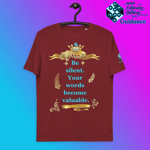 Be Silent T-Shirt T-Shirts by XGuidance Burgundy 10