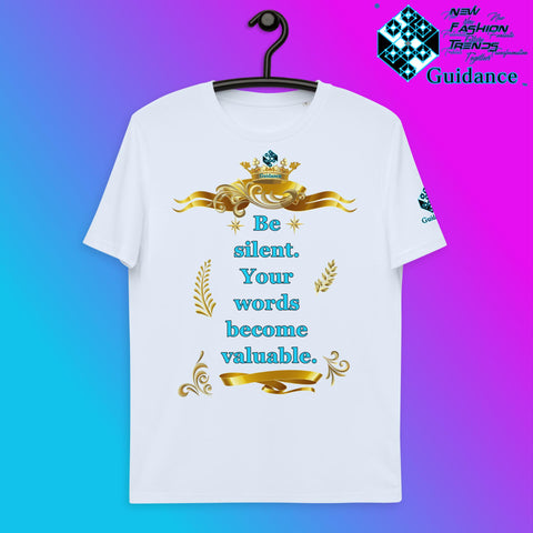 Be Silent T-Shirt T-Shirts by XGuidance Serene Blue 15